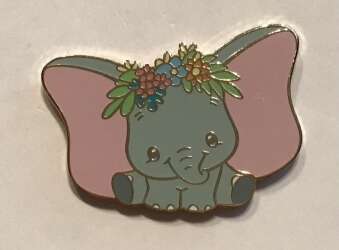 Dumbo with flower crown