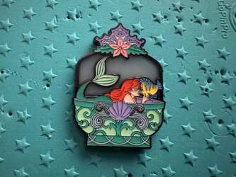 93816 - Hot Topic - Disney Princess Dome Blind Box - Ariel and Flounder - Loungefly alternate image