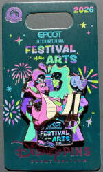 'EPCOT International Festival of the Arts 2026 - Figment - with Easel - WDW'