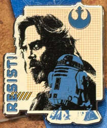 Luke Skywalker and R2-D2 - Star Wars Resist Lanyard Starter Set - Galaxy's Edge