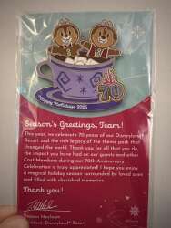 Happy Holidays 2025  DLR 70th Cast Exclusive