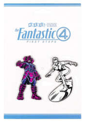 113746 - The Fantastic 4: First Steps - Galactus and the Silver Surfer 2 pin set - Disney Licensed alternate image