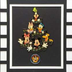 113887 - Disneyana Convention - 75 Years of Love & Laughter 7-pin Framed Pin Set - Walt Disney World alternate image