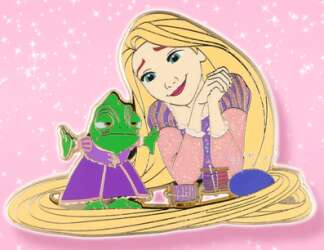 Tangled Rapunzel Dressing up Pascal