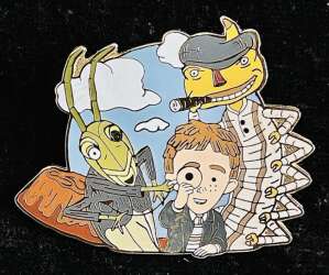 114012 - Unknown Series - DS - Commodore Centipede, Mr Grasshopper and James - James and the Giant Peach - Disney Store US alternate image
