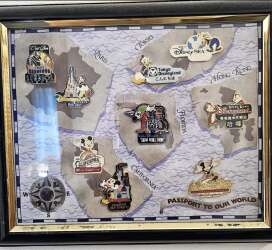 Passport To Our World - Full Map with Pins