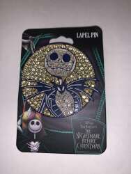114132 - Hot Topic - Disney - Jack Skellington Rhinestone Enamel Pin - Disney Licensed alternate image