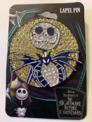 114132 - Hot Topic - Disney - Jack Skellington Rhinestone Enamel Pin - Disney Licensed alternate image