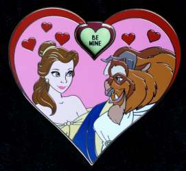 Valentine&#039;s 2015 - Belle and Beast Conversation Heart - DSSH