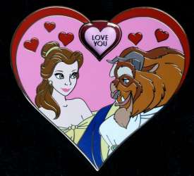 Valentine&#039;s 2015 - Belle and Beast Conversation Heart - DSSH