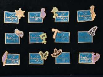 114200 - WDCC - 10th Anniversary - Production Mark Pin Set - 2003 - 12 Pin Set - Disney Licensed alternate image