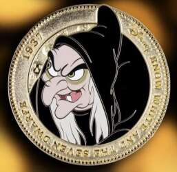 114313 - Pink A La Mode (PALM) - Golden Character Coin Series - Old Hag - Snow White and the Seven Dwarfs - Wave 11 - Disney Licensed alternate image