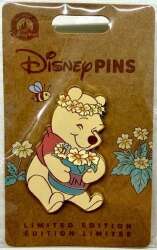 Floral Winnie the Pooh and friends