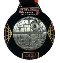2021 Virtual Half Marathon Medal Pin