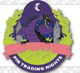 114447 - Walt Disney World Pin Trading Night - Maleficent Dragon Mini Jumbo - Walt Disney World alternate image