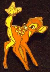 Bambi with a Butterfly on Tail
