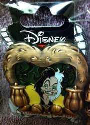 504 - Villainous Stained Glass Frames Series - Cruella de Vil - Disney Studio Store Hollywood / Soda Fountain alternate image