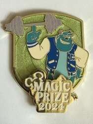 Sully varsity jacket lifting weights