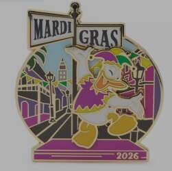 114548 - Mardi Gras - Mardi Gras 2026 - Donald Duck - Disney Store US alternate image
