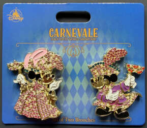 Carnevale D’Italia Brooch Pin Set