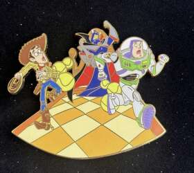 Buzz, Woody, Zurg Jumbo Pin