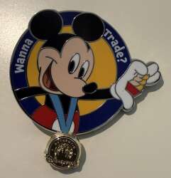 114759 - Wanna Trade? (2026) Collection - Trader Mickey with Dole Whip Pin - Wanna Trade? alternate image