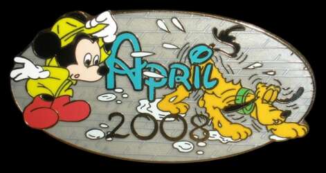 April - Mickey & Pluto