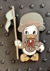 Nephew with flag and back pack. Scouting (only) Good Scouts