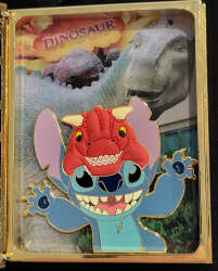 'The Disney Storybook Collection - Stitch with Carnotaurus Dinosaur - Jumbo - MLT'