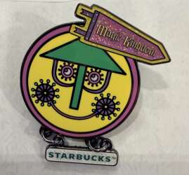 115056 - Starbucks Neon Mystery Collection: Series 2 - Magic Kingdom Collection — it's a small world Clock Face - Walt Disney World alternate image