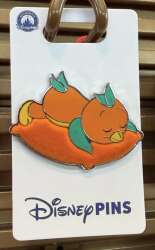 115099 - Plush Pillows - Orange Bird - Sleeping on Pillow alternate image