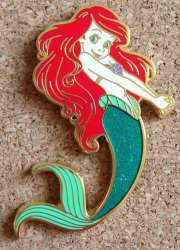 217 - Princess Glitter Pins - Glitter Tail Ariel alternate image