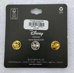 115115 - Bioworld - Bioworld Ariel 3 pin set - Disney Licensed alternate image