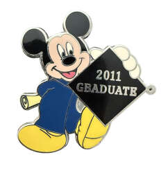 Mickey - 2011 Graduate - Blue Cap and Gown