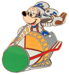 Astronaut Mickey Riding the Astro Orbiter