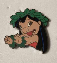 LILO portrait Disney Catalog.  Head. Garland wreath hula