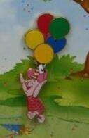 115311 - JDS Pooh Garden Party - Piglet with Balloons- only - Disney Store Japan alternate image