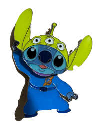 Stitch as Green Alien