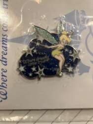 12398 - Where Dreams Come True - Pixie Dust Pins - Tinker Bell - Blue Cloud with Light Blue Stars alternate image
