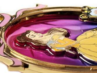 115493 - Kraken Trade - Disney - Belle Stain Glass Frame - Disney Licensed alternate image