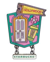 115494 - Starbucks Neon Mystery Collection: Series 2 - Hollywood Studios Collection — Monsters, Inc. Doors - Walt Disney World alternate image
