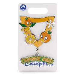'Pin Lanyard with Medallion Series - Orange Bird Disney Pin Trading Dangle - MLT'