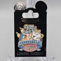 Disney Beauty And The Beast 25th Anniversary Cast Member Exclusive Pin LE