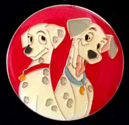 26430 - Disney Channel 10th Anniversary 1993 Set of 10 Pins - 101 Dalmatians - Pongo & Perdita alternate image