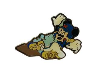 Baseball Player Mickey Mouse Sliding Home