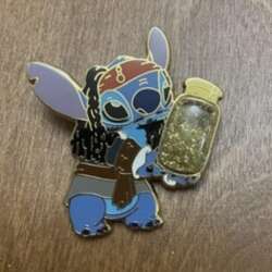 Pirates of the Caribbean Stitch Jack Sparrow with Jar of Dirt