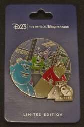 115737 - Pixar Animation Studios 40 Years - Monsters Inc - Disney Fan Club alternate image