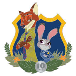 Zootopia 10th Nick Wilde & Judy Hopps