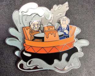 'The Muppets Disney Park Day - Statler and Waldorf on Grizzly River Run - DLR'