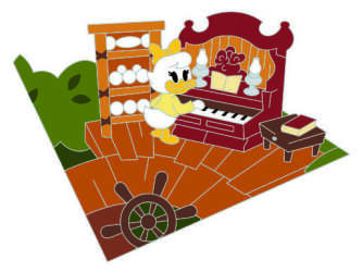 May playing the organ